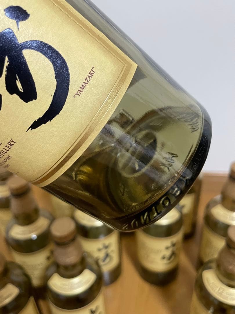 値下げ可 未洗浄品 空き瓶 ウイスキー サントリー 山崎 700mlの通販は