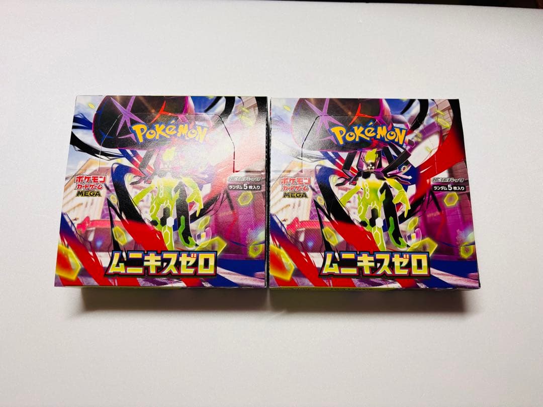 ポケモンカードゲーム ムニキスゼロ シュリンク付き2BOX 無し2BOX セット