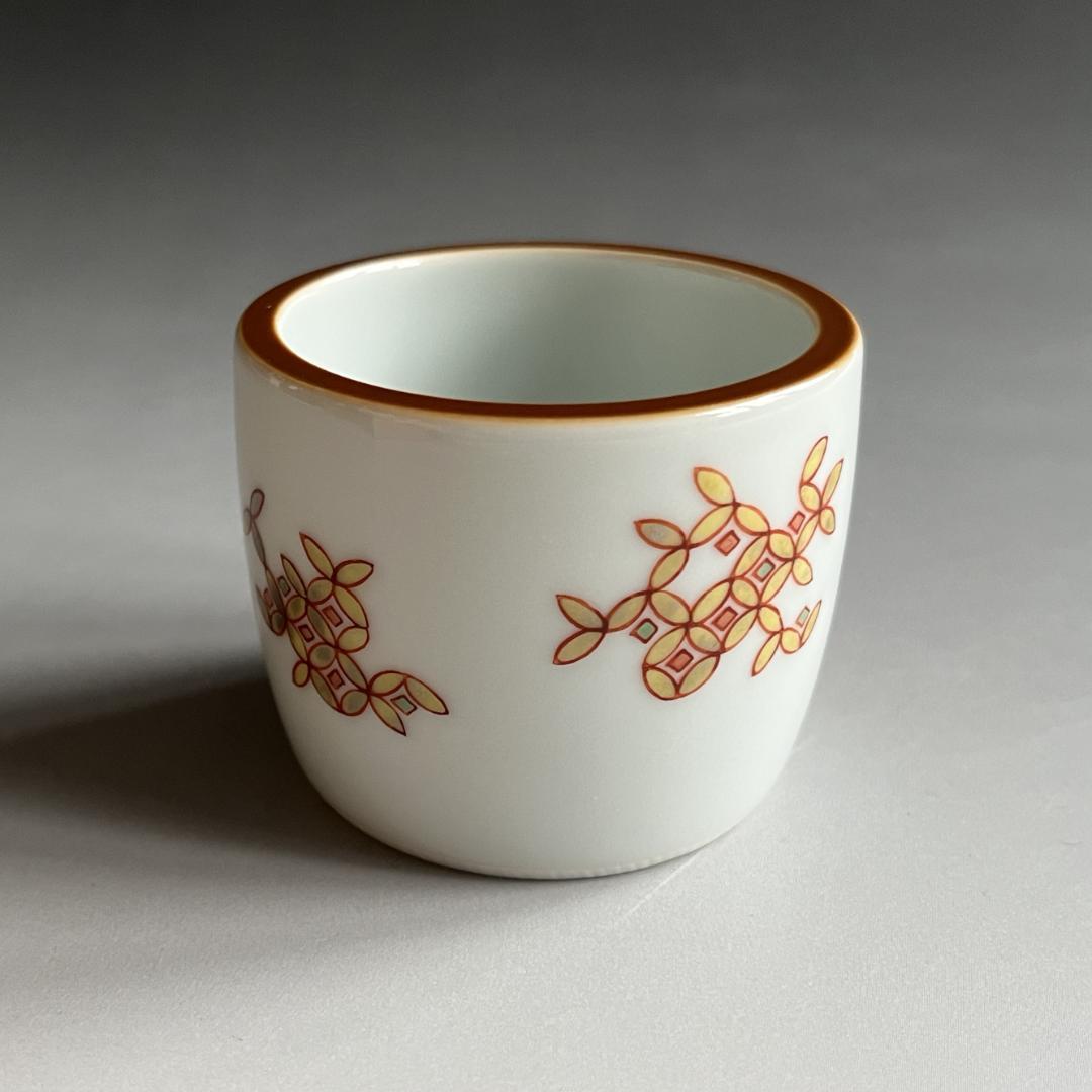 三浦竹泉 色絵七宝文 蓋置