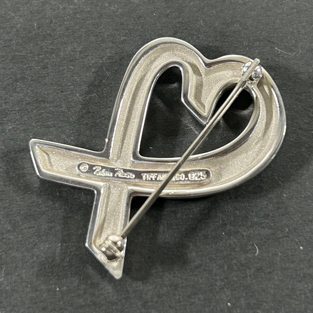 ティファニー ブローチ ラヴィングハート シルバー925 ハート