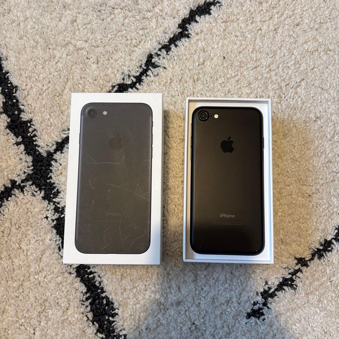 iPhone 7 128GB SIMフリー ブラック - メルカリ