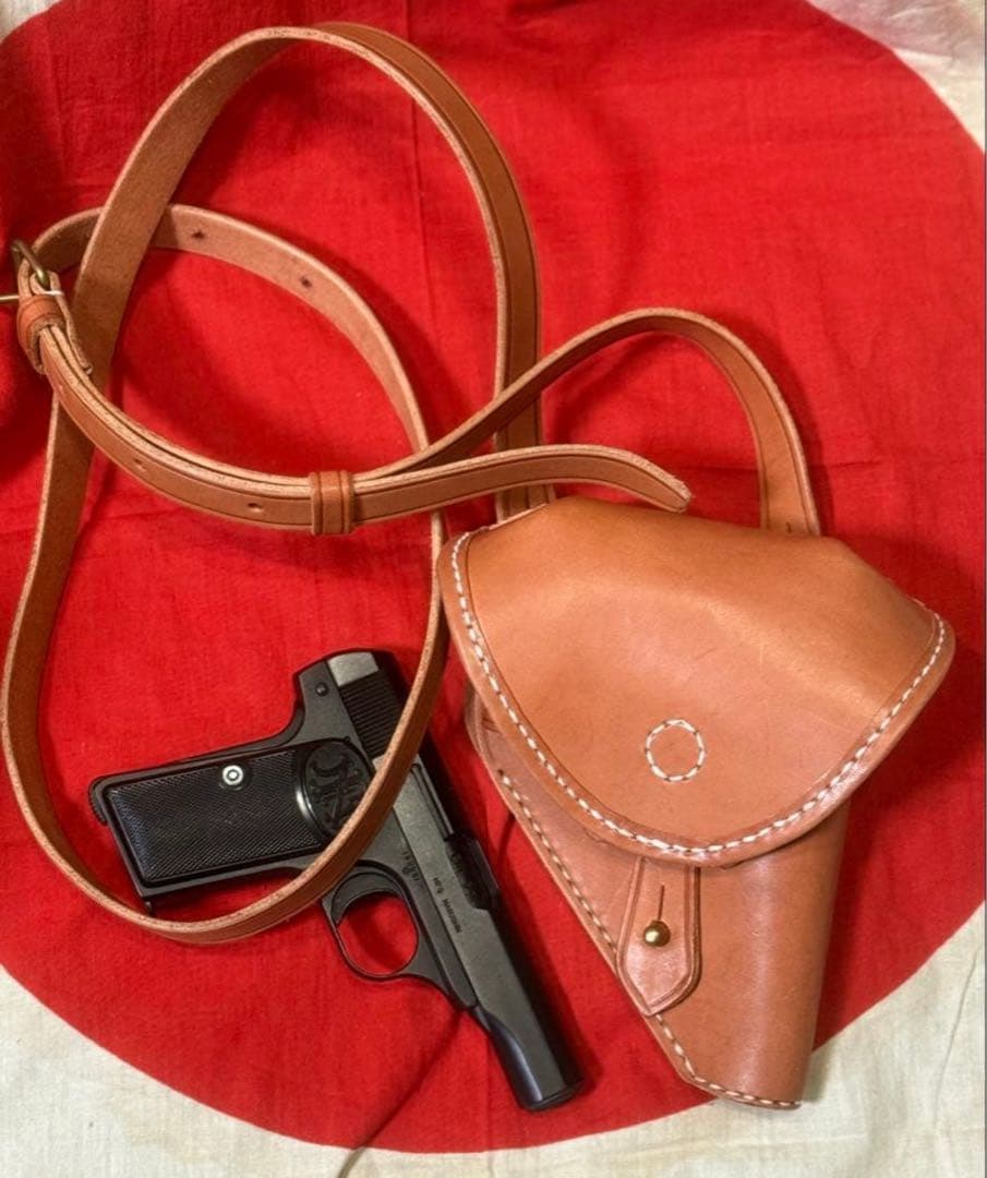 帝国陸軍 将校用 ブローニング M1910用ホルスター（複製品）サバゲ