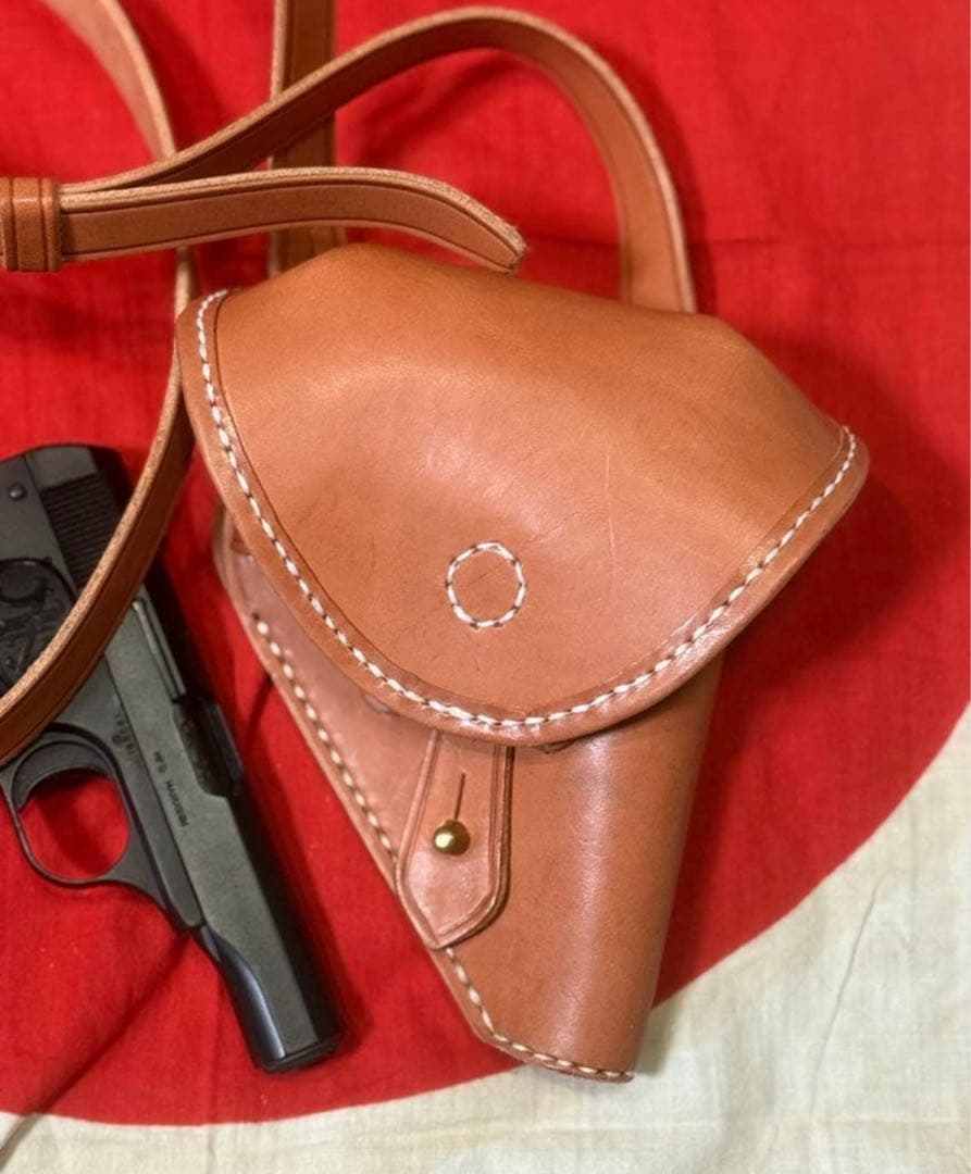 帝国陸軍 将校用 ブローニング M1910用ホルスター（複製品）サバゲ