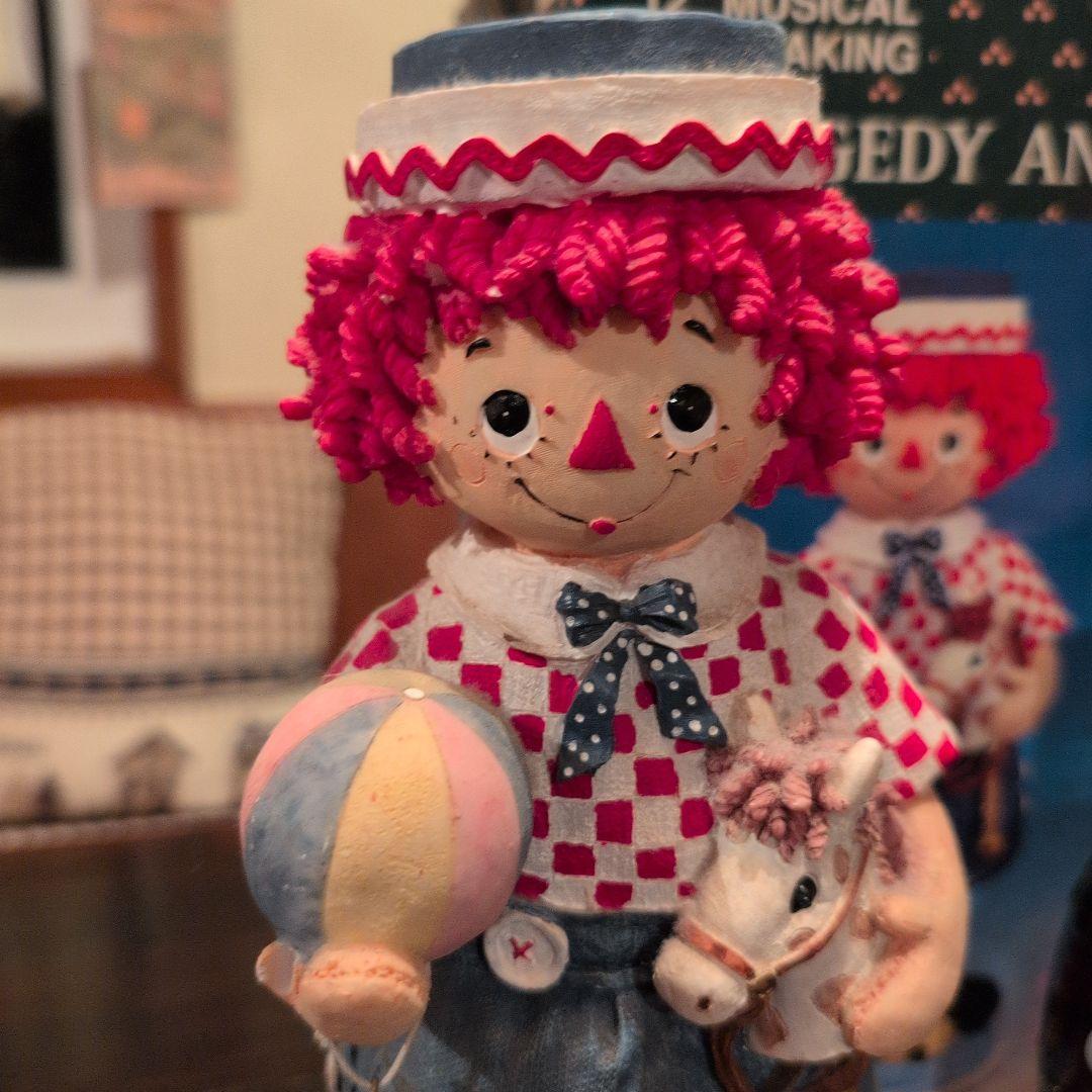 アン＆アンディ 陶器 オルゴールドール ペア