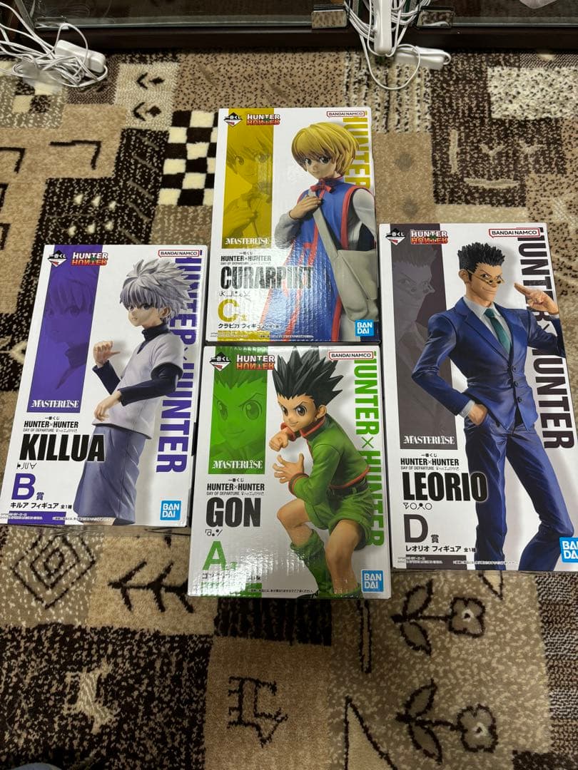 一番くじHUNTER×HUNTER フィギュア4点セット
