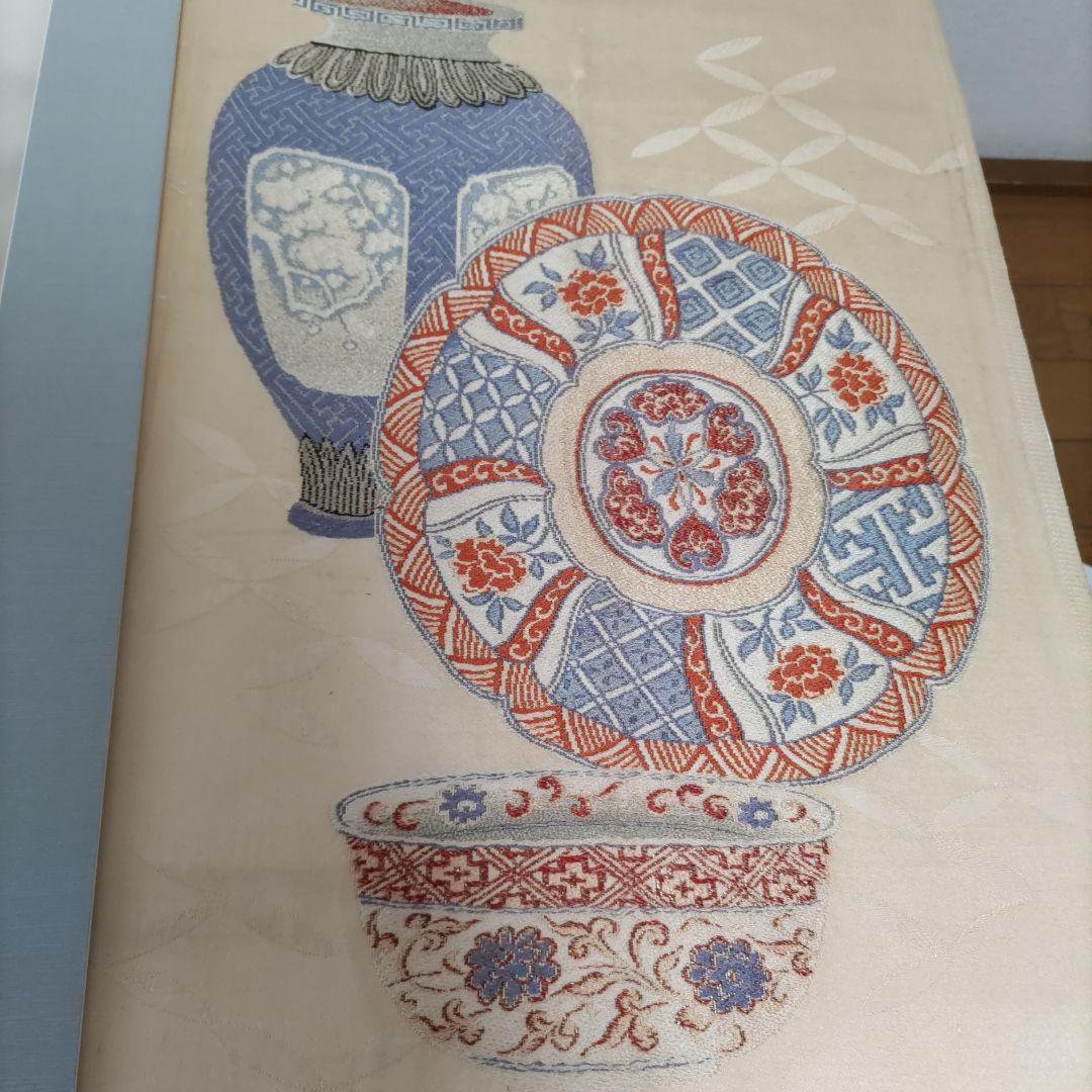 日本画 額と帯地 古布 - WWW.AQUAVENUS.JP