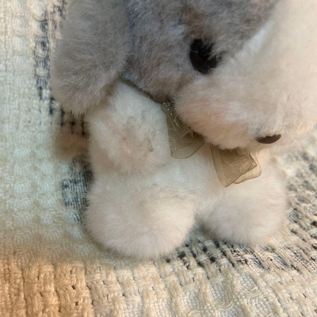 レトロ　サンアロー　ちいさな犬＆熊　ぬいぐるみ　中古品　日本製