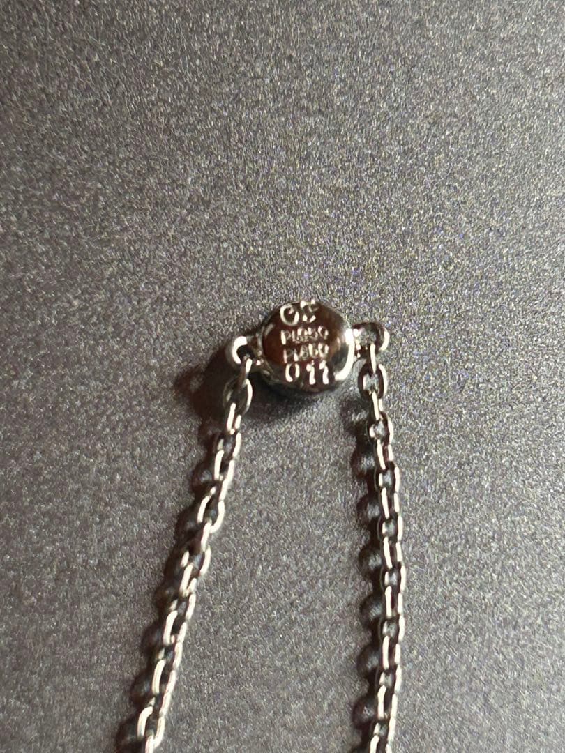 最終価格オレフィーチェ　プラチナPT950 ダイヤ　チェーンリング　フリーサイズ