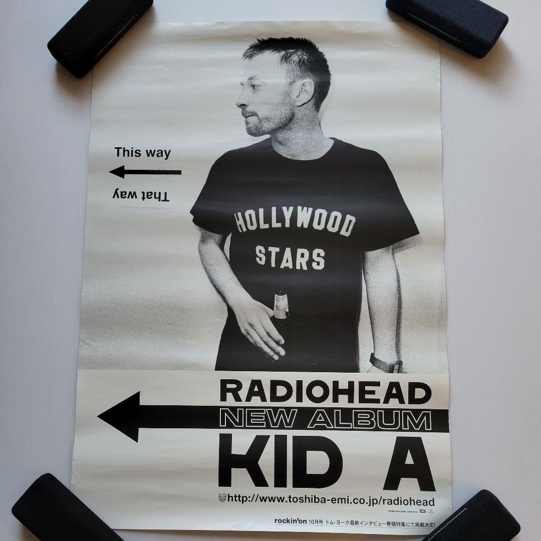 希少 レディオヘッド トム・ヨーク KID A ポスター B2 BEATINK.COM