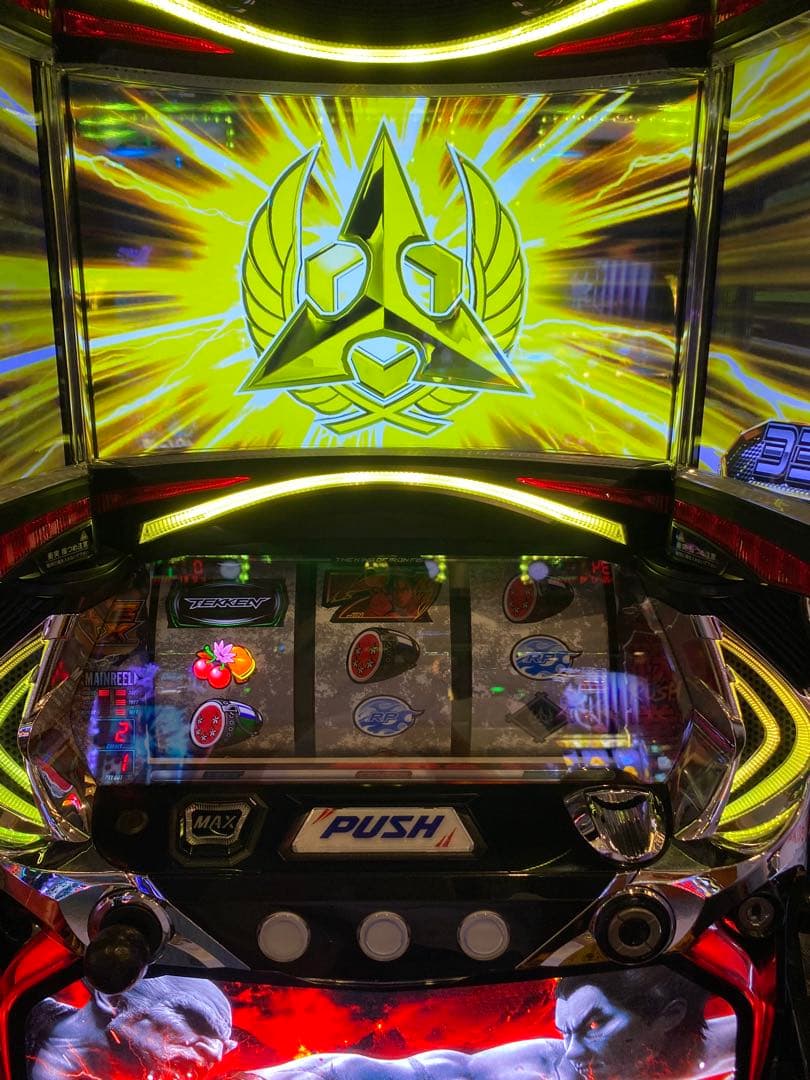 パチスロ 実機 鉄拳5 コイン不要機付き 極美品