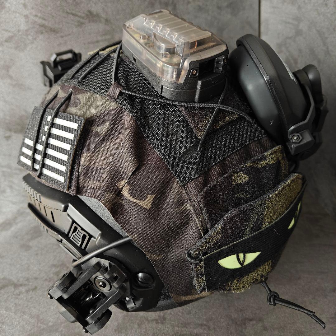 新品 実物NIJ IIIA防弾ヘルメット Fast SFタイプ BKMフルセット Yes