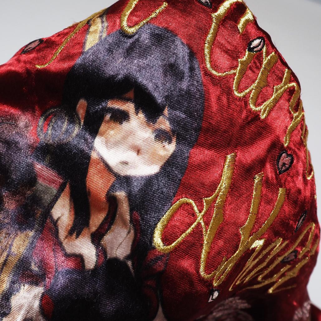 タグ付き未使用 艦これ 流儀圧搾 コラボ リバーシブルスカジャン 赤城 L