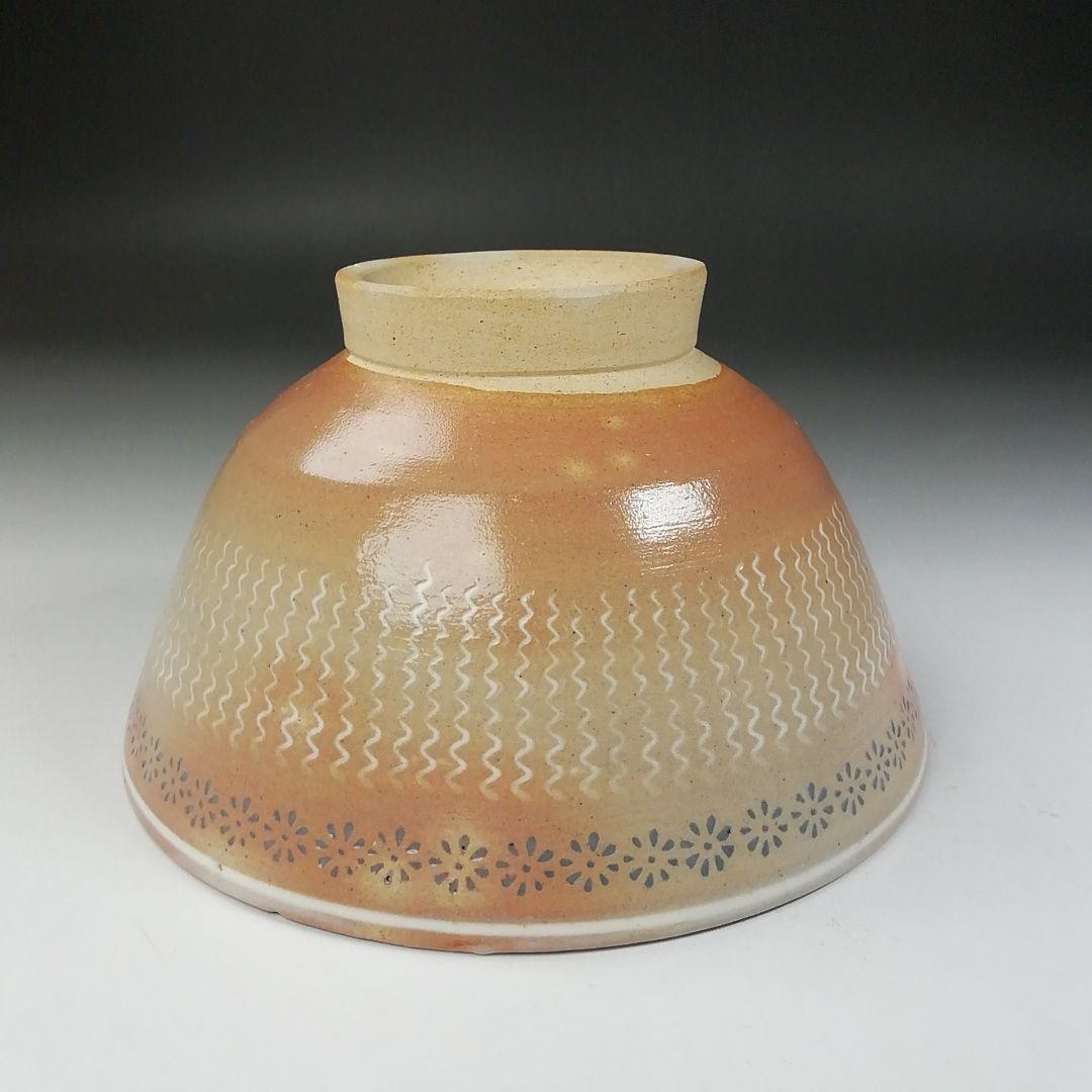 T560 茶碗 『御本三島 茶碗』『駕洛窯 造』 共箱 抹茶碗 茶道具