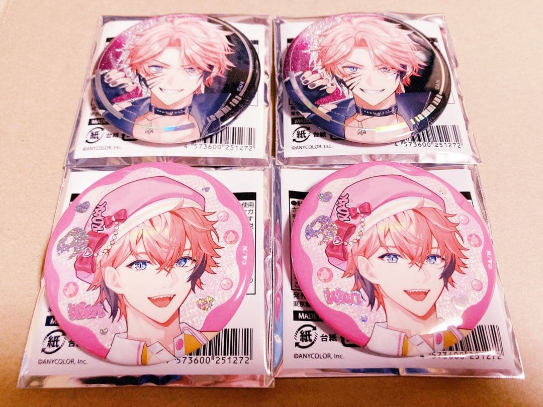 赤城ウェン】ぎゃうるふ【缶バッジ】 - メルカリ