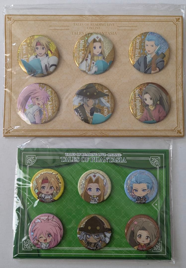 テイルズ ファンタジア 缶バッジ クレス ミント チェスター アーチェ