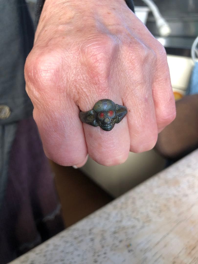 ビンテージ スカル 髑髏 骸骨 リング アンティーク ネイバーフッド