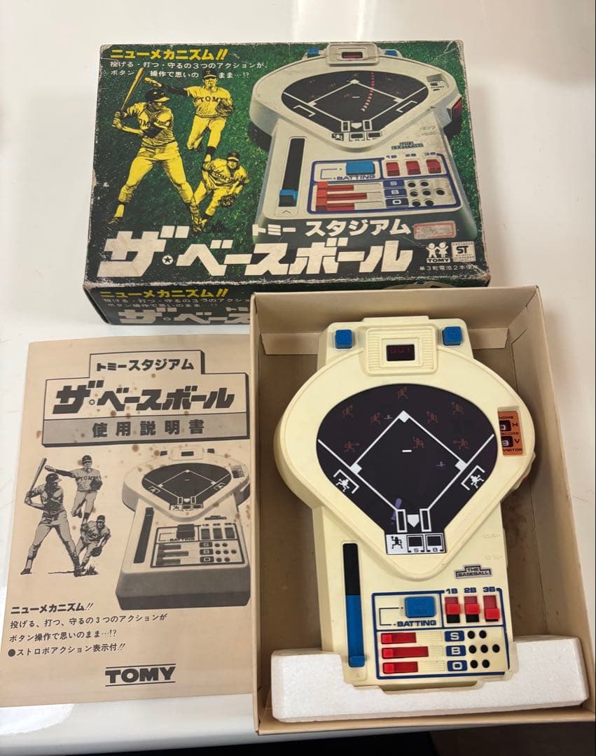 【未使用品】LSIゲーム TOMY ザ・ベースボール 昭和レトロ