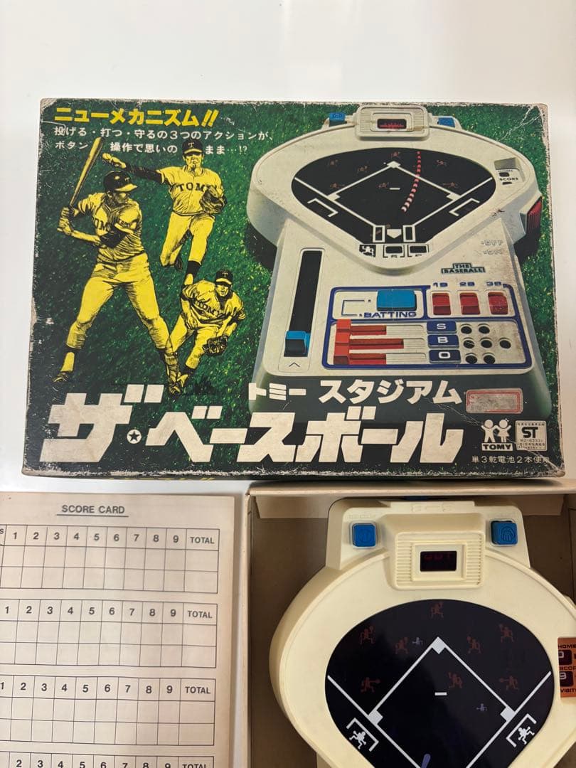 【未使用品】LSIゲーム TOMY ザ・ベースボール 昭和レトロ