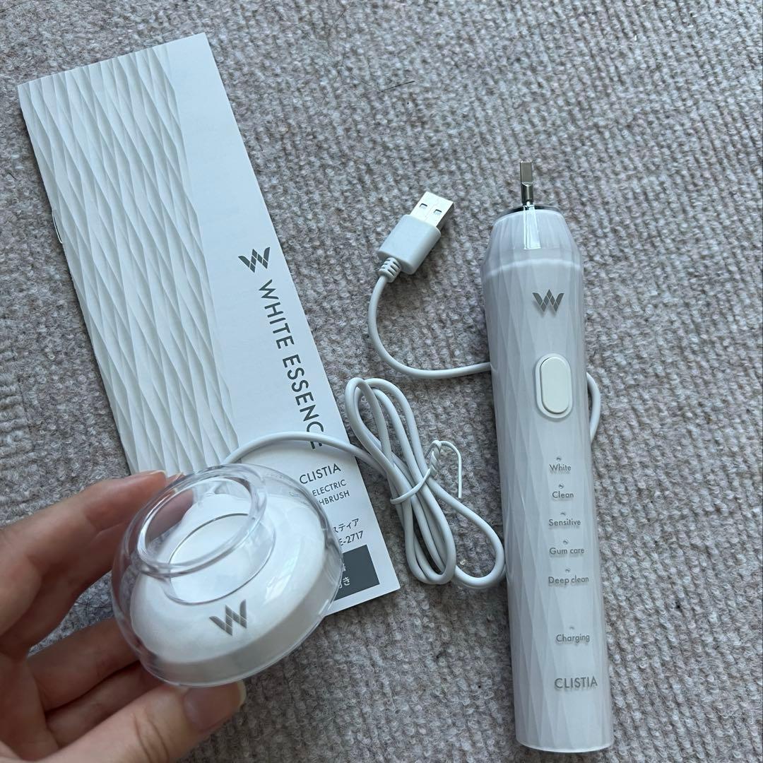 ホワイトエッセンス / 電動歯ブラシ [振動式] WE2717 電動歯ブラシ