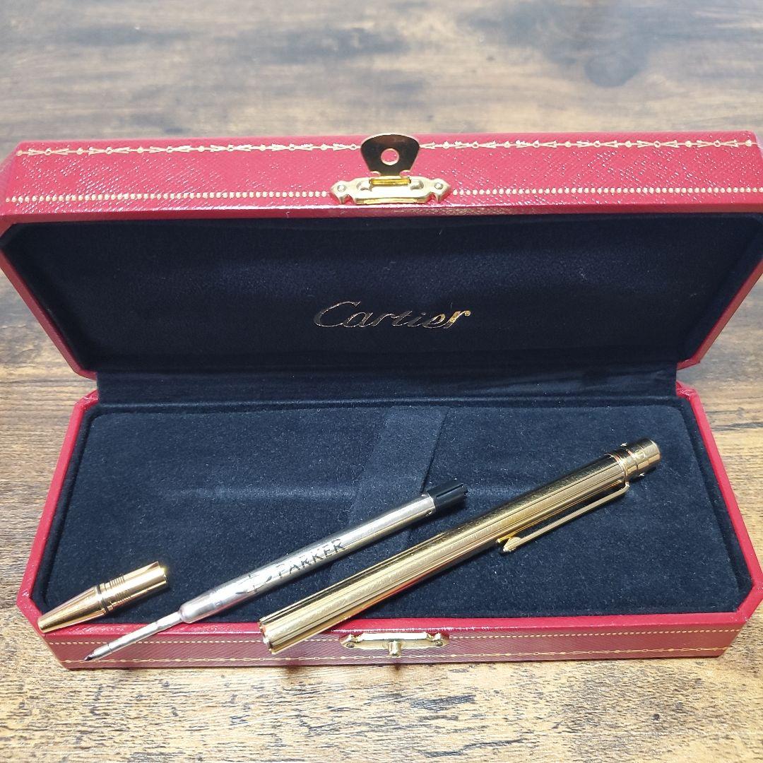 カルティエ サントス ボールペン ST150183 ゴールド