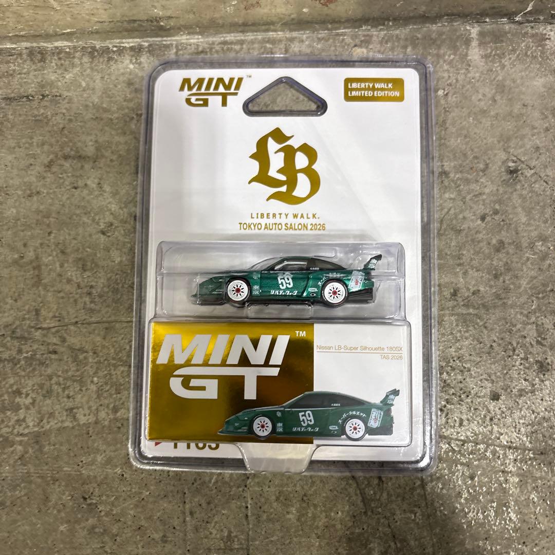 MINI GT 日産 180sx LBWK 東京オートサロン 限定 - メルカリ