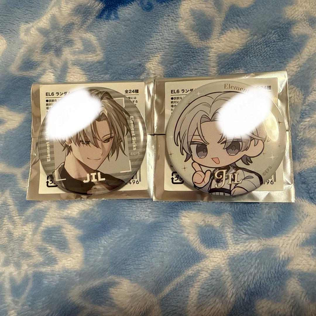 Element Sicks EL6 JIL缶バッジ サイン2個