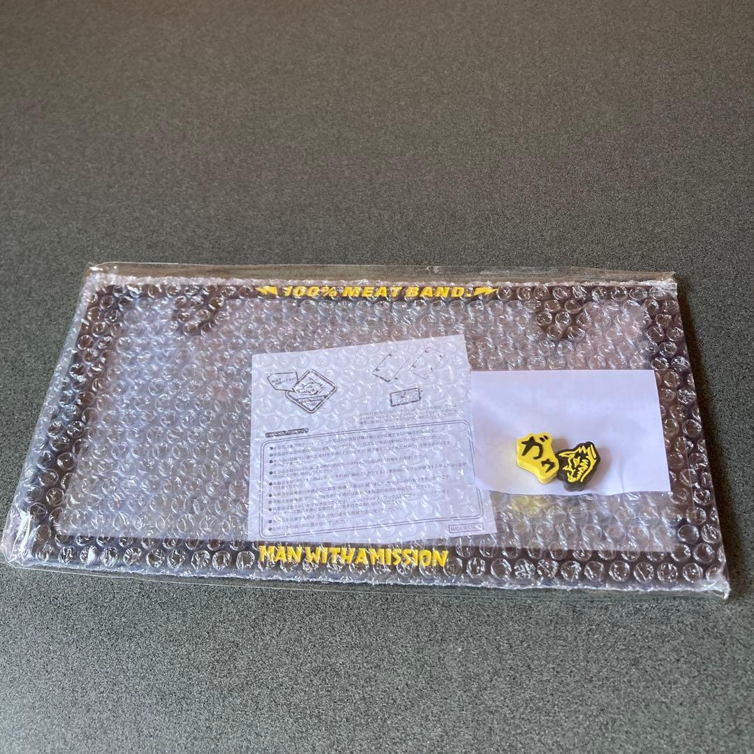 man with a mission ナンバープレートフレーム&ボトルカバー