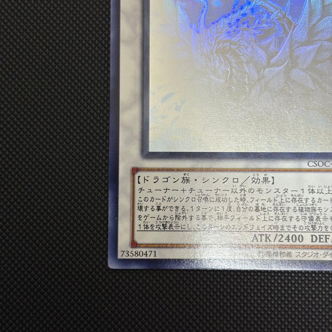 遊戯王 ブラックローズドラゴン ホロ ホログラフィックレア 五つ目