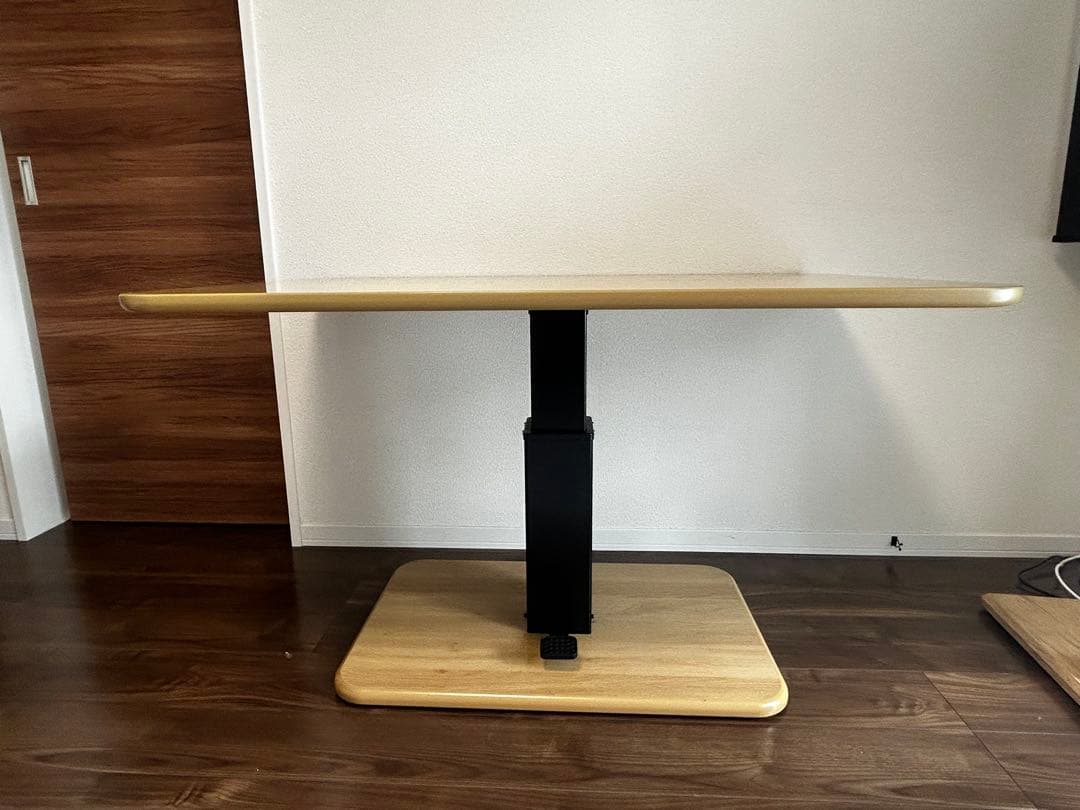 【しゅんさん専用】ナチュラル昇降ダイニングテーブル　昇降机