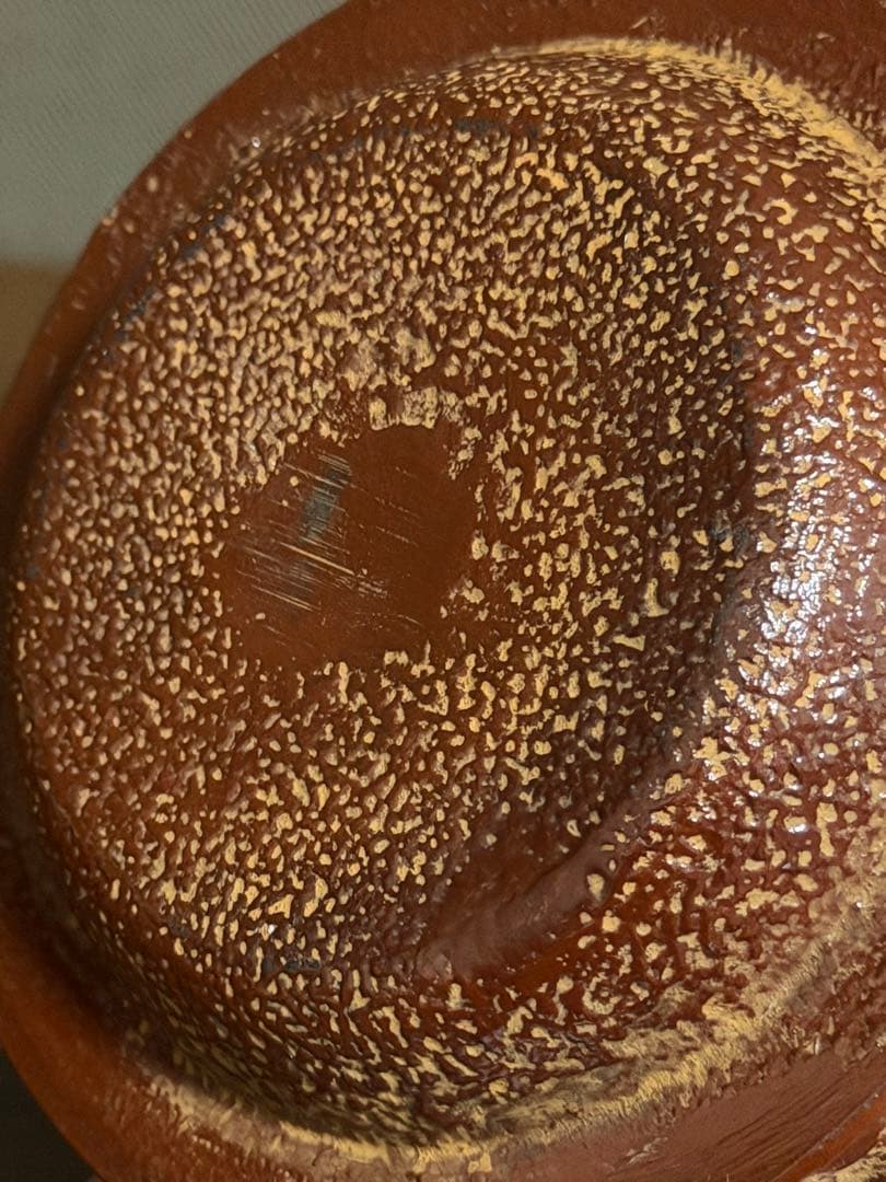 南部鉄器】急須 鉄瓶 照光堂ブラウン 桜模様 アルミ茶こし付き 未使用