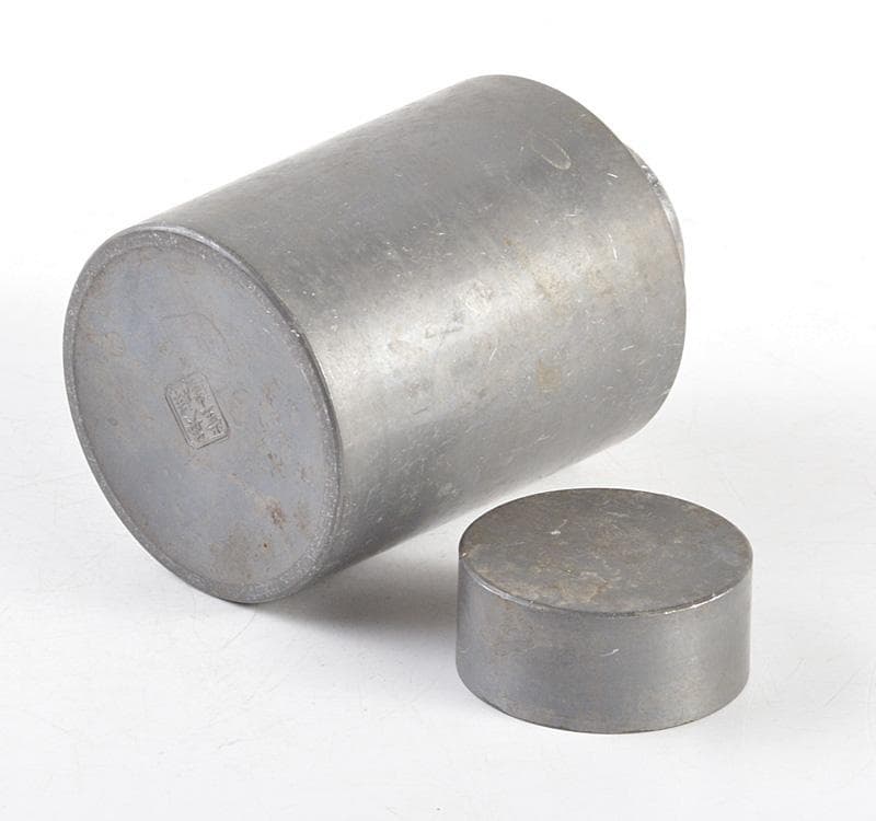 煎茶道具　英祥堂造　古錫　茶壷　茶心壷　約280g　V　R4849