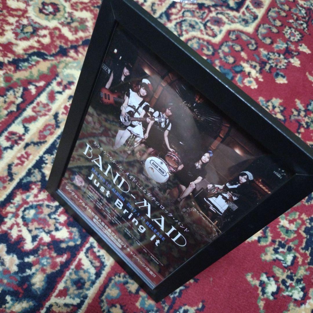 BAND-MAID A5フライヤー額装(ポスター風) ロック ポスター
