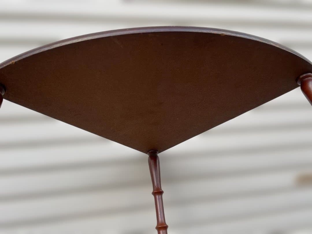 昭和 レトロ 家具 三角形 コーナー キャビネット コーナーラック 戸棚