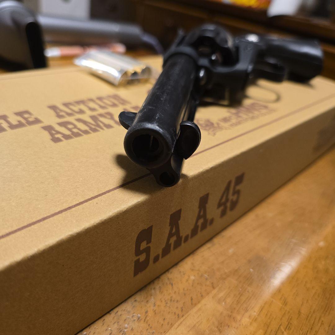 シングルアクションアーミー　シビリアン　ラバーモデル　モデルガン