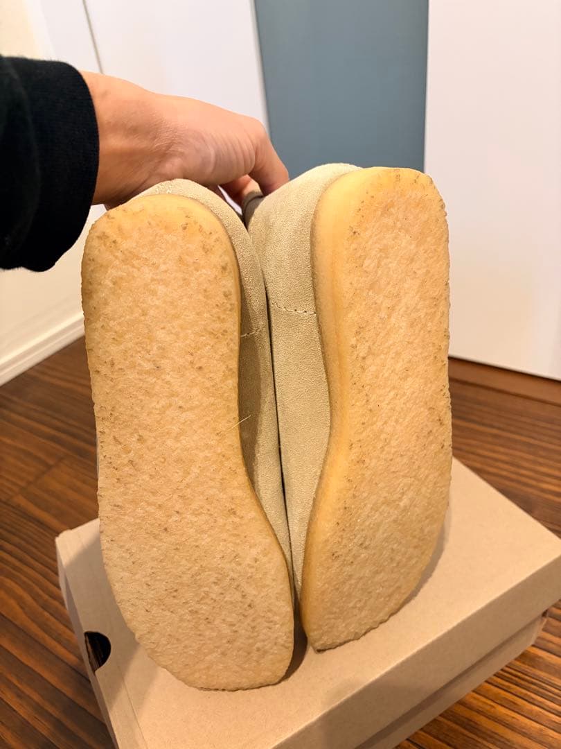 靴 Clarks Wallabee Boot Maple Suede