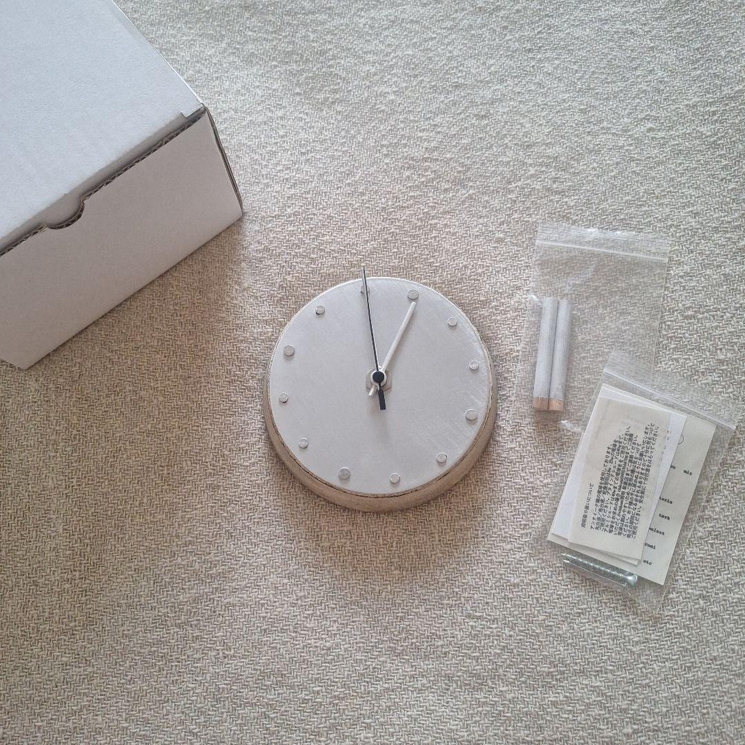 難あり*chikuni * wall clock　アルミ希少　三谷龍二　井藤昌志