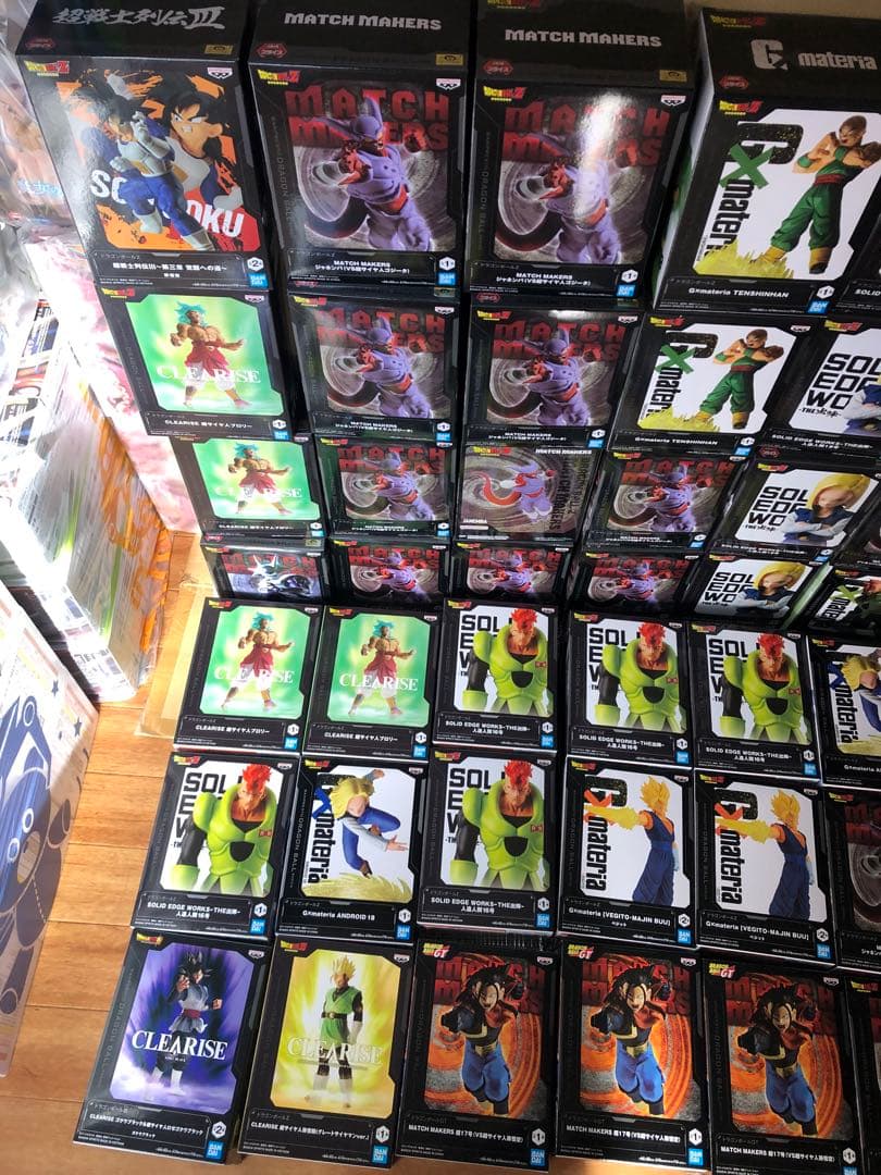 ドラゴンボール　フィギュア　ジャネンバ　ブロリー　16号　18号　出陣　63個