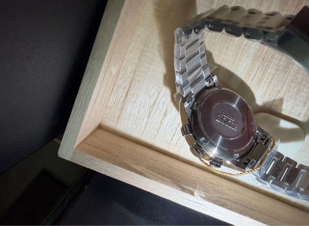  SMITH 90-012 自動巻き クロノグラフ サーモンピンク ブ