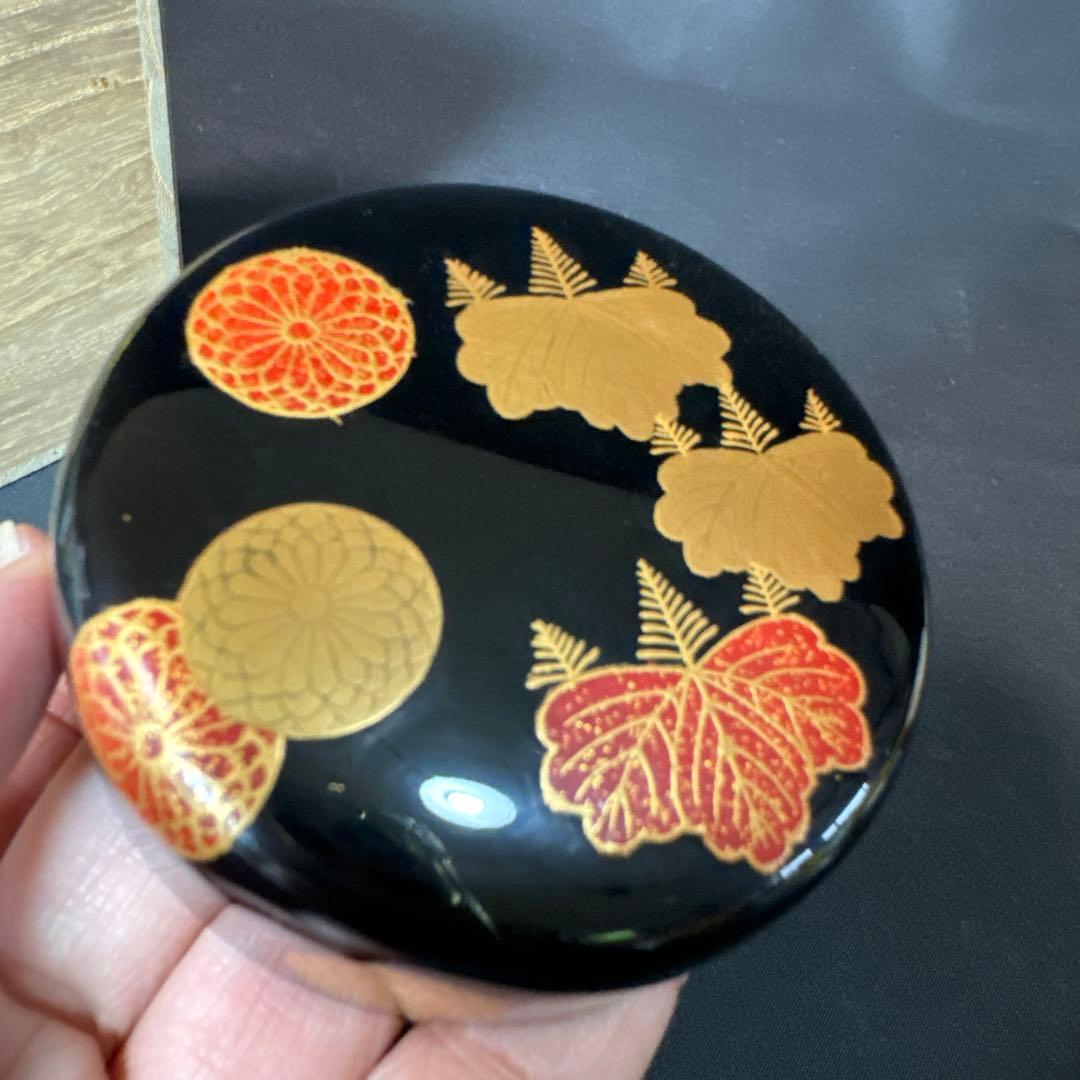 E982 送料無料 金彩蒔絵 棗 在銘 茶道具 茶室 茶道 共箱