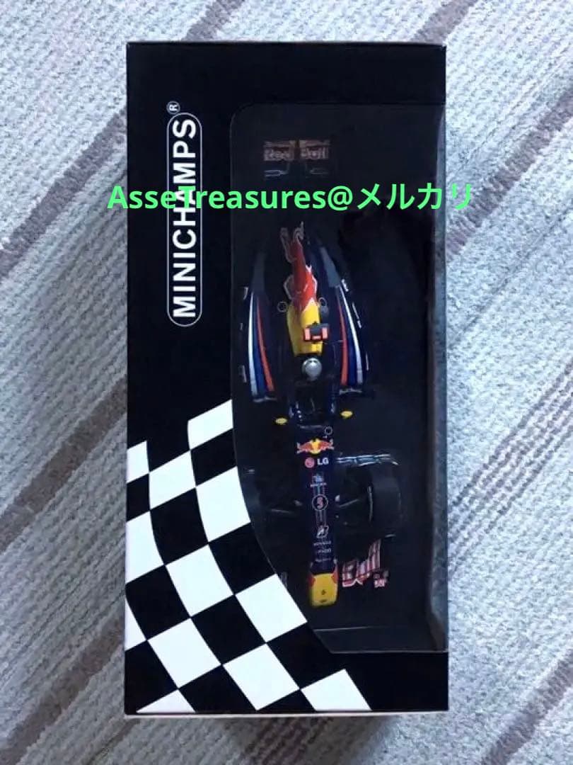 良状態 限定品 ミニチャンプス 1/18 レッドブル RB6 ベッテル