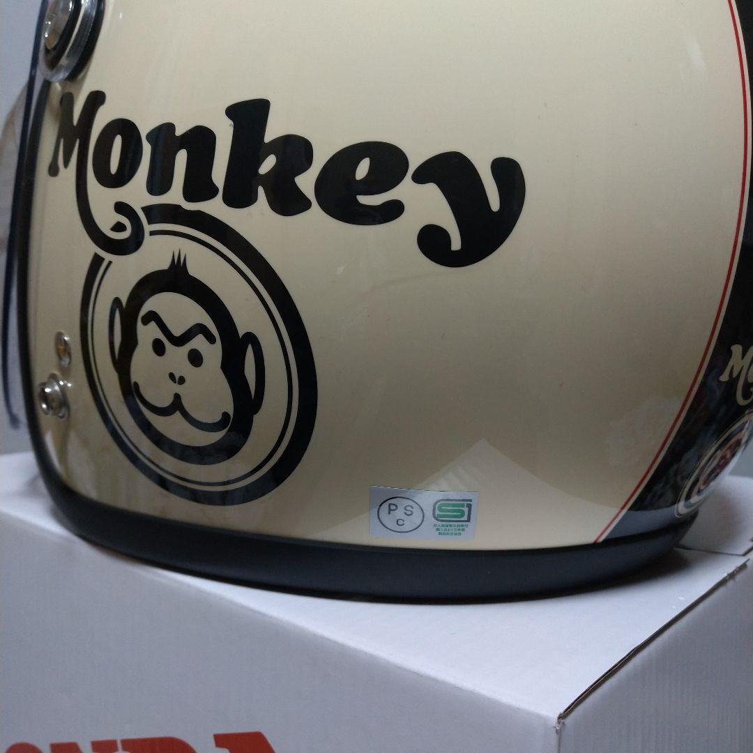 Honda Monkey ヘルメット JC-1C アイボリー×ブラック Lサイズ