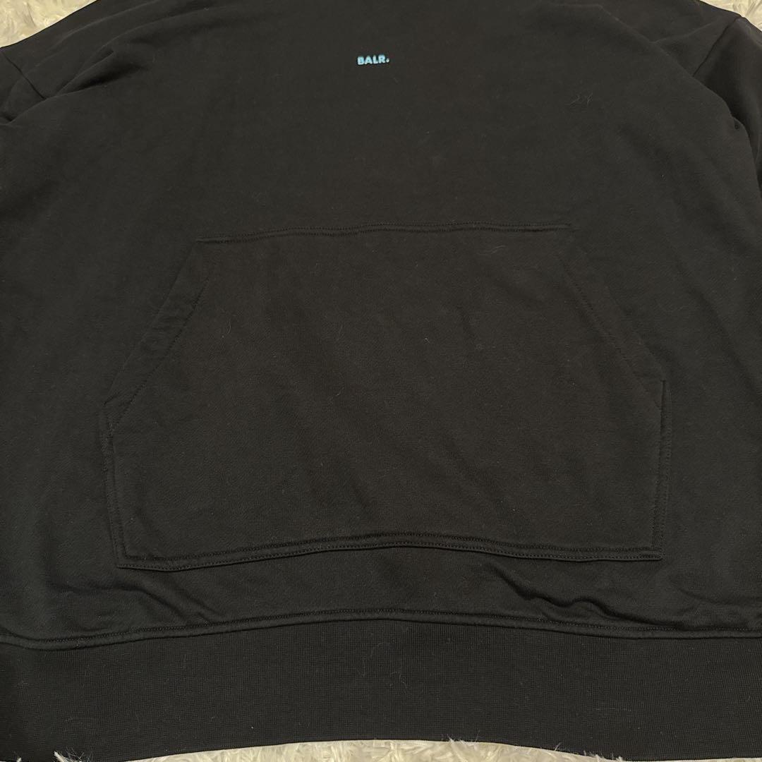 BALR. 日本限定 ゲームデイ ボックスフィット パーカー XXL 黒 美品