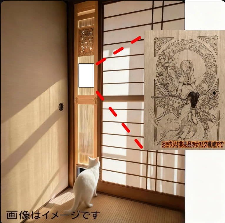 行って帰る君] ペットドア ペット スルー