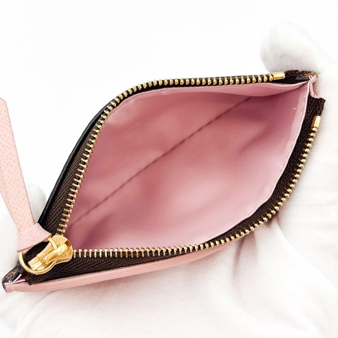 本日限定】イニシャル無☆ルイヴィトン ダミエ ヴィクトリーヌ ローズ