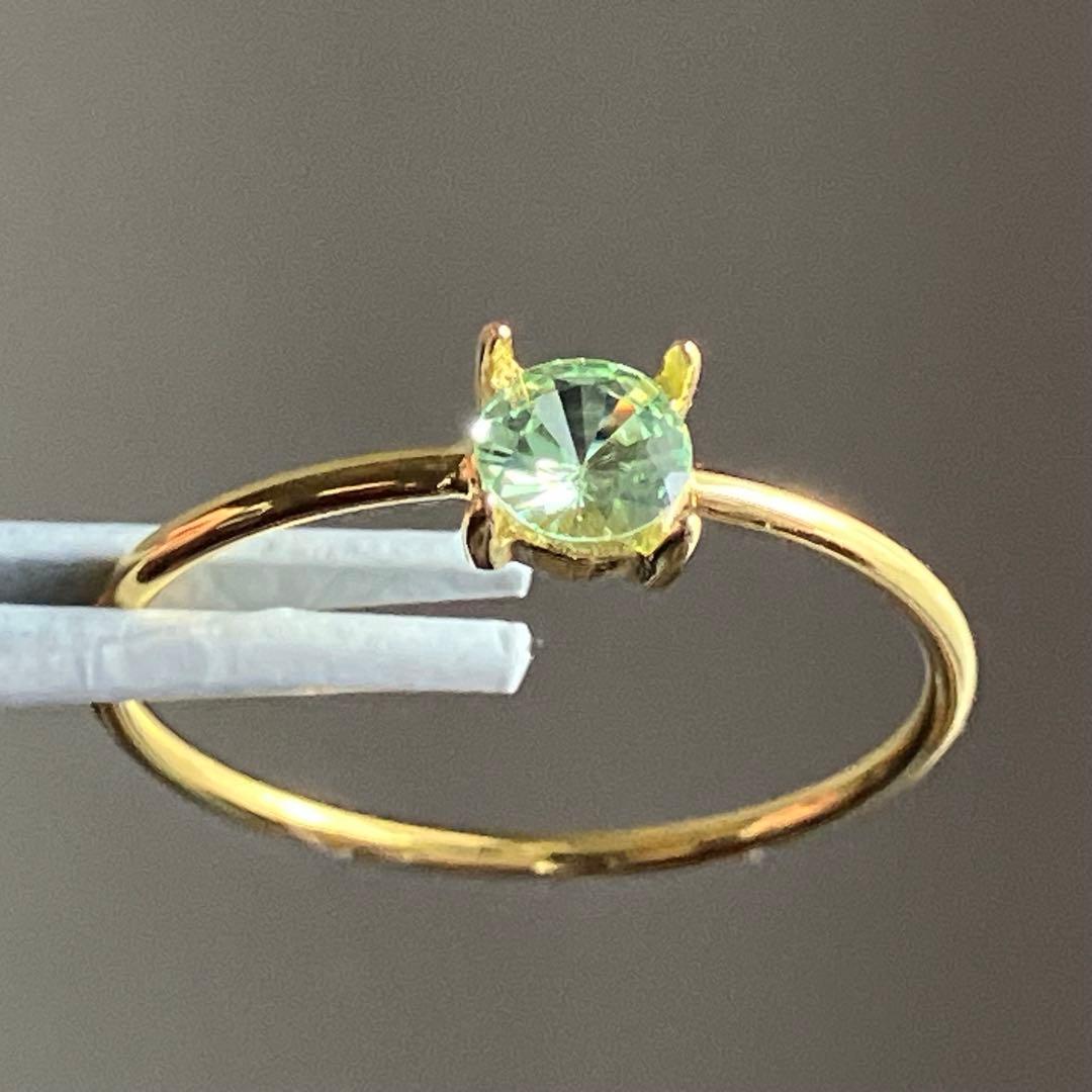 【おぴさまご確認用】ミントガーネットのファセットリング260102