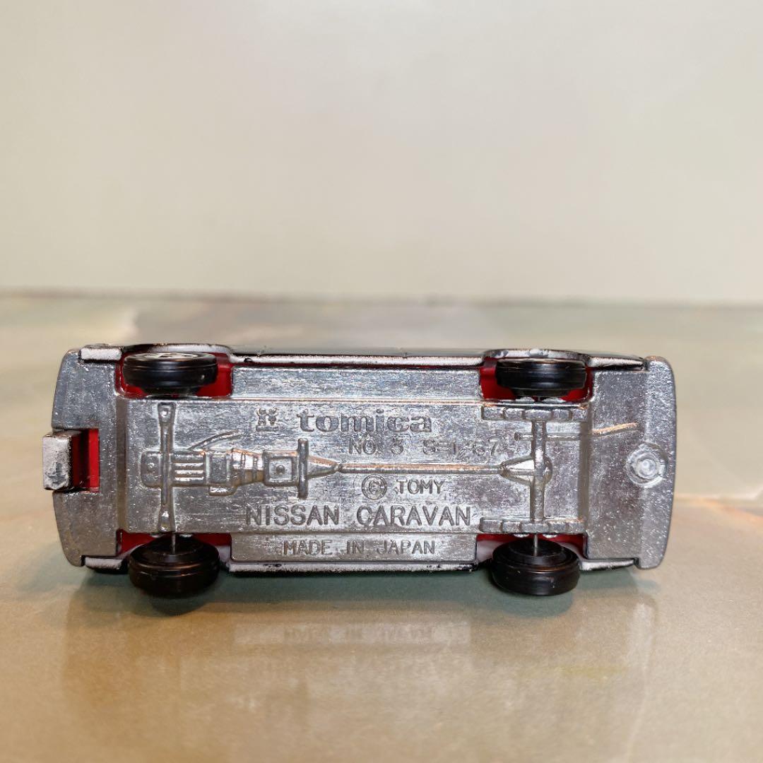 トミカNO.3ニッサンキャラバンハイルーフバン交通安全指導車(G-132)日本製