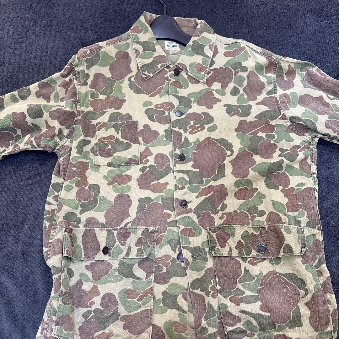 陸自カモ レプリカ迷彩服 2A上下 帽子セット