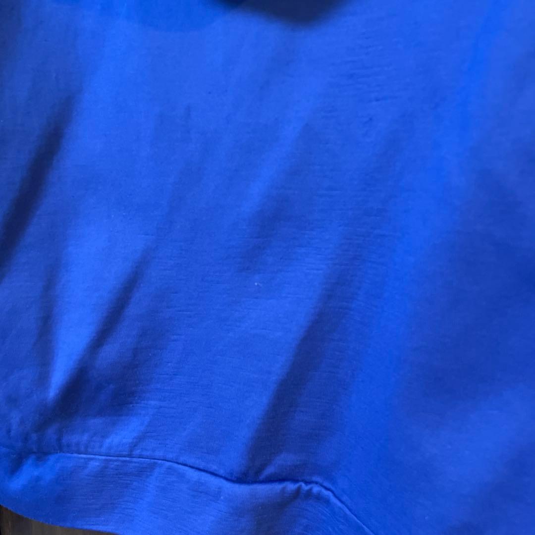 モンクレール　ジップアップパーカー　パーカー　XLサイズ　ブルー