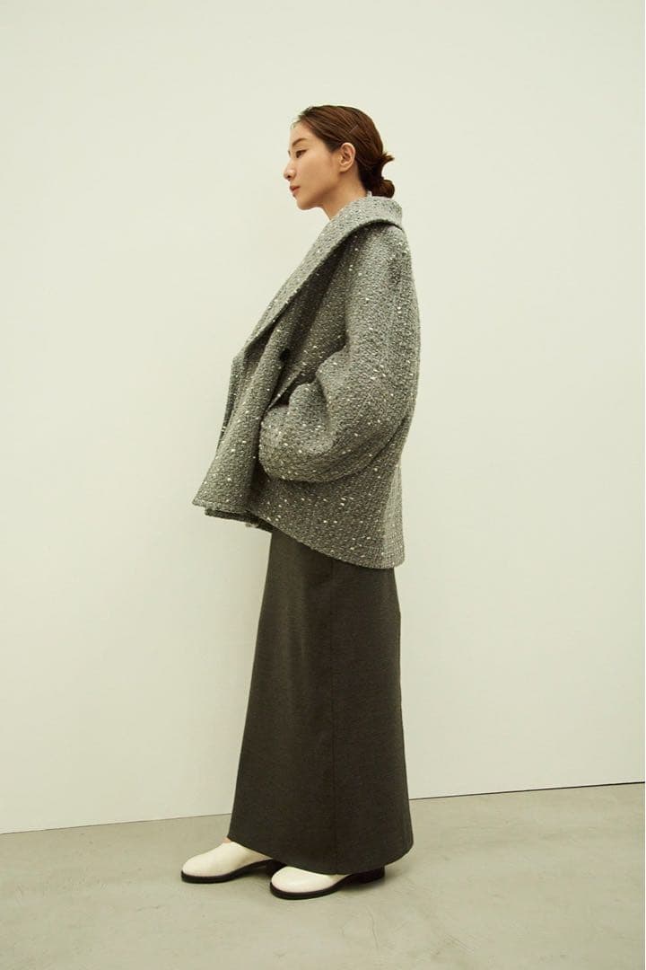 MINAMI TANAKA×CLANE OVER TWEED COAT