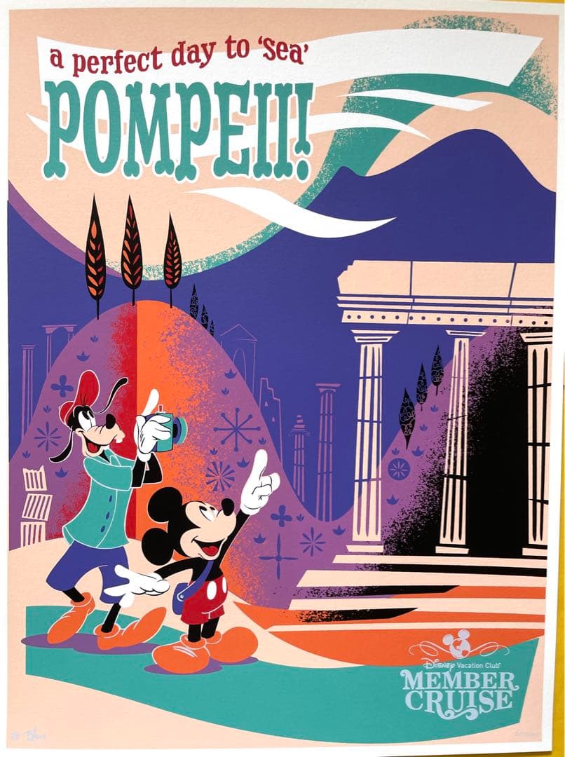 ディズニーバケーションクラブ クルーズ ギフト ポスターコレクション 非売品